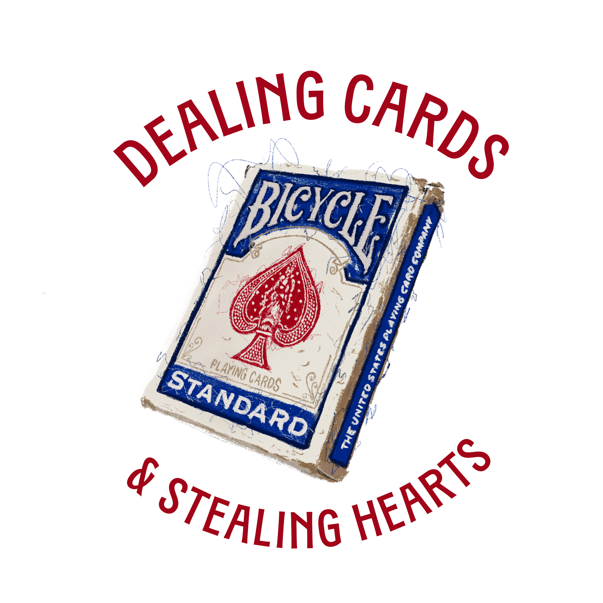 DEALING CARDS GRAPHIC